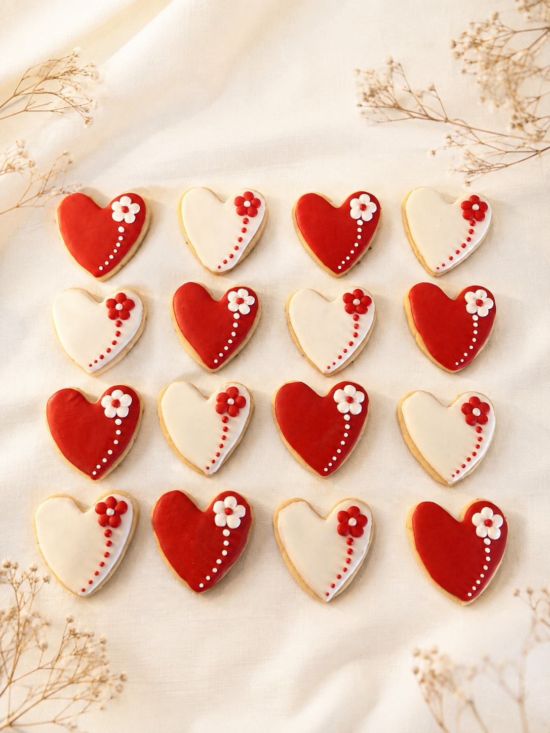 Galletas Temáticas de Corazón